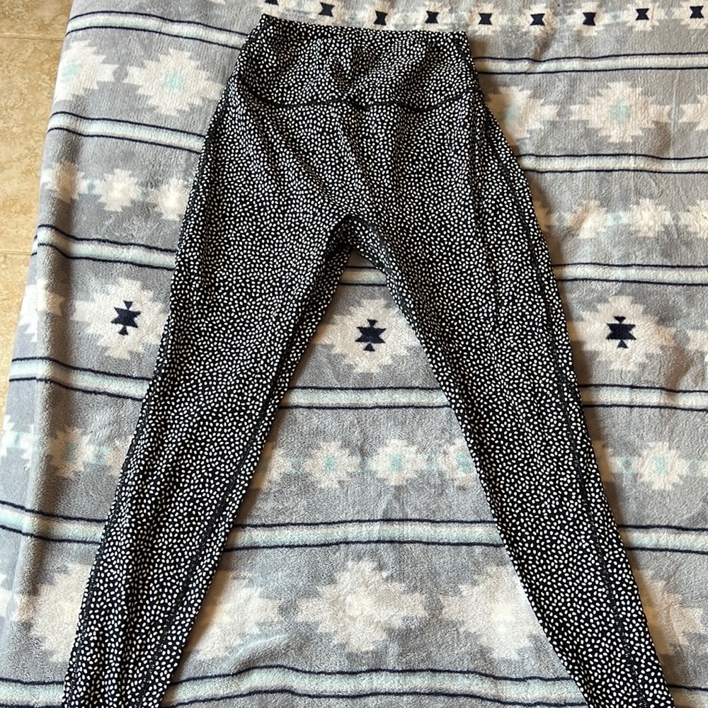 BuffBunny Black and White Polka Dot Leggings